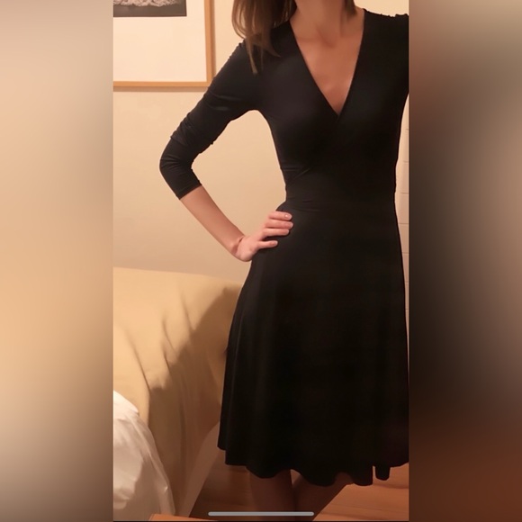 Black babaton wrap dress - Picture 3 of 3